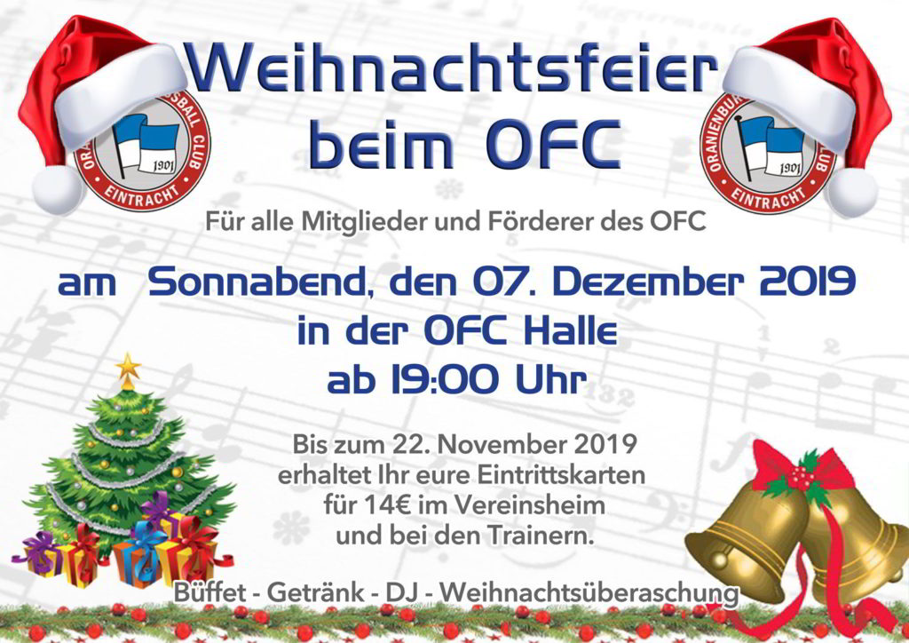 Weihnachtsfeier des OFC Eintracht